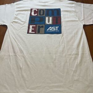 Vintage 90s Technology AST Computer Graphic Mens Shirt New without tags XL